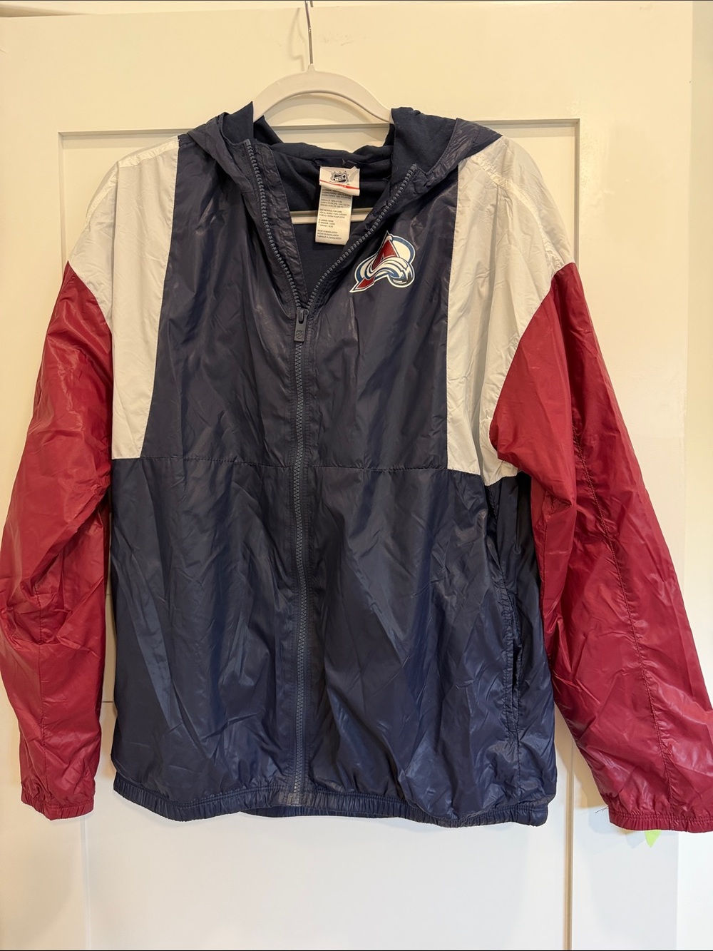 NHL Colorado Avalanche Youth XL Windbreaker Jacket 18/20